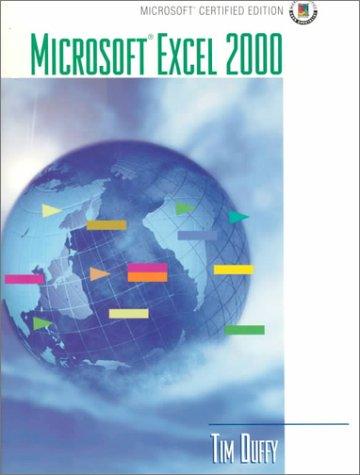 Cover image for Microsoft Excel 2000