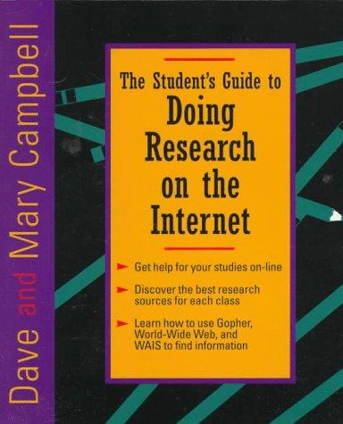 Cover image for The Student's Guide to Doing Research on the Internet