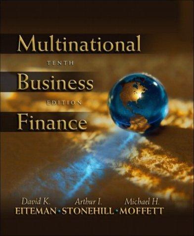 Cover image for Multinational Business Finance, 10th Edition