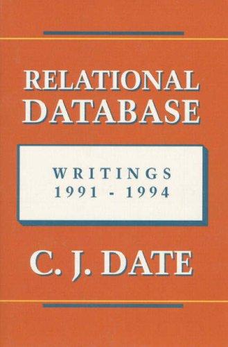 Cover image for Relational Database Writings, 1991-1994
