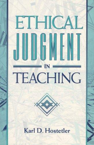 Cover image for Ethical Judgment in Teaching