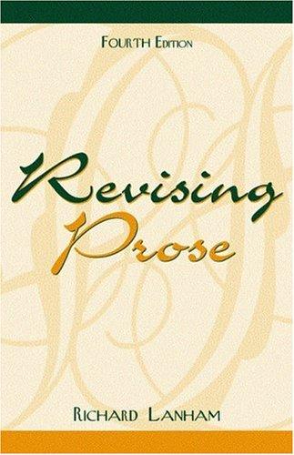 Cover image for Revising Prose (4th Edition)