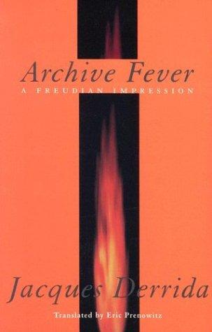 Cover image for Archive Fever: A Freudian Impression (Religion and Postmodernism Series)