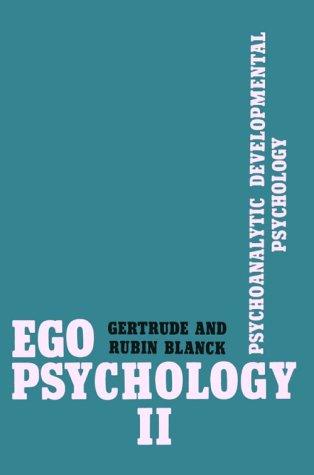 Cover image for Ego Psychology II