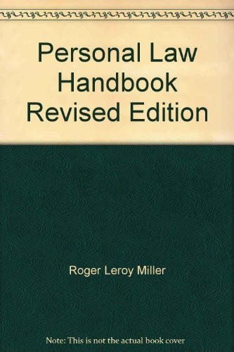 Cover image for Personal Law Handbook Revised Edition