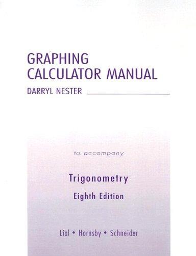 Cover image for Graphing Calculator Manual