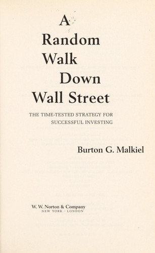 Cover image for A random walk down Wall Street