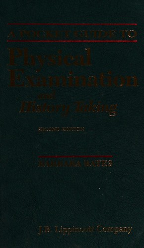 Cover image for A Pocket Guide to Physical Examination and History Taking