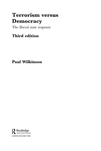 Cover image for Terrorism versus democracy