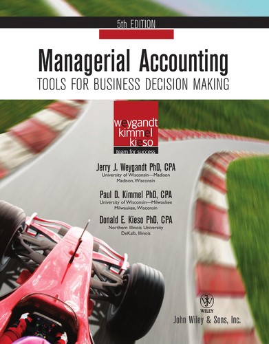 Cover image for Managerial accounting