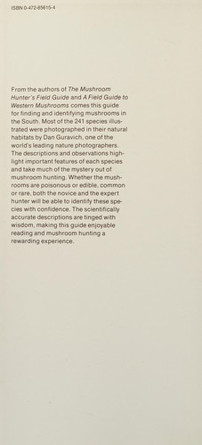 Cover image for A Field Guide to Southern Mushrooms