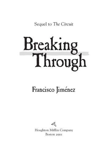 Cover image for Breaking Through
