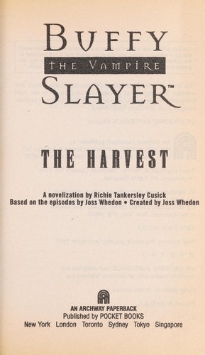 Cover image for Buffy the Vampire Slayer No. 1 The Harvest