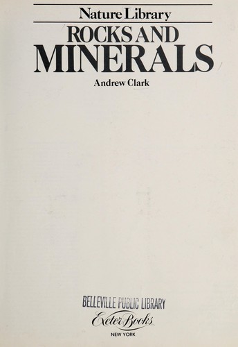 Cover image for Rocks and Minerals
