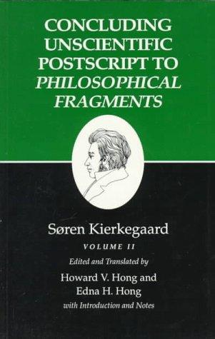 Cover image for Concluding Unscientific Postscript 2 : Kierkegaard's Writings, Vol 12.2