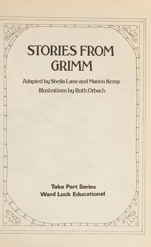 Cover image for Stories from Grimm (Take Part)
