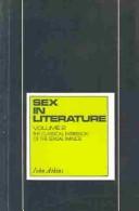 Cover image for Sex in Literature