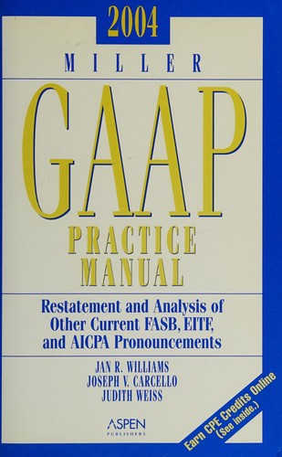 Cover image for Miller Gaap Practice Manual 2004