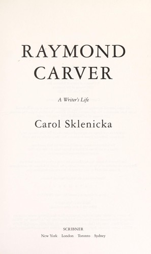 Cover image for Raymond Carver