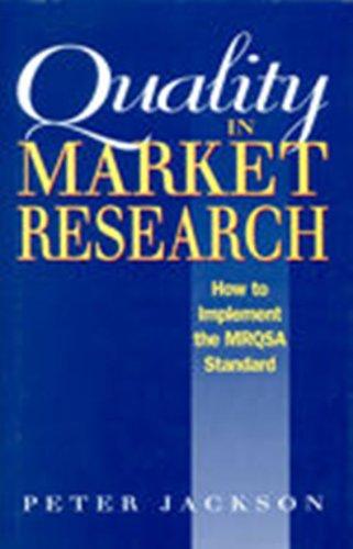 Cover image for Quality in Market Research