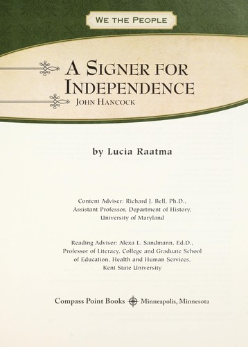 Cover image for signer for independence