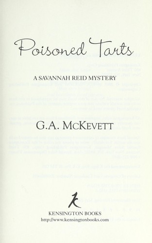 Cover image for Poisoned Tarts (Savannah Reid Mysteries)