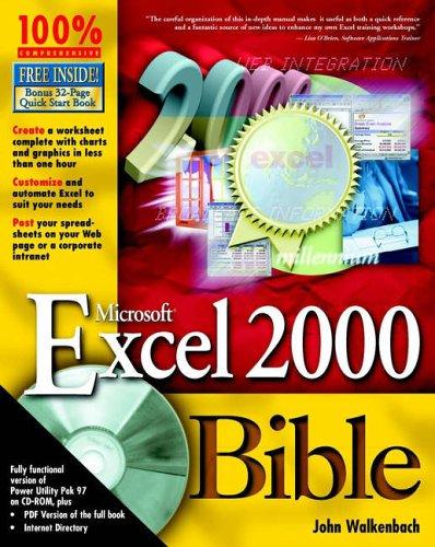 Cover image for Microsoft Excel 2000 Bible (with CD-ROM)