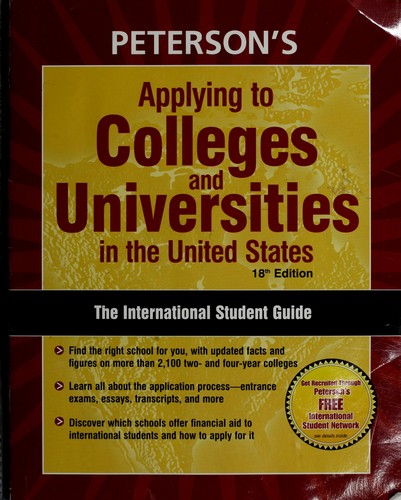 Cover image for Applying to College&Univ in the US 18th