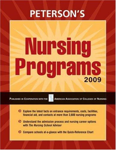 Cover image for Nursing Programs 2009 (Nursing Programs)