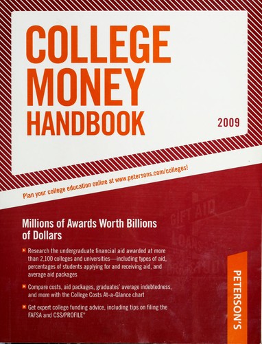Cover image for College Money Handbook 2009 (Peterson's College Money Handbook)
