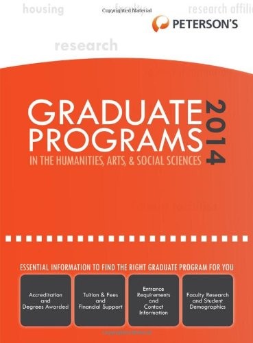 Cover image for Graduate Programs in the Humanities, Arts & Social Sciences 2014