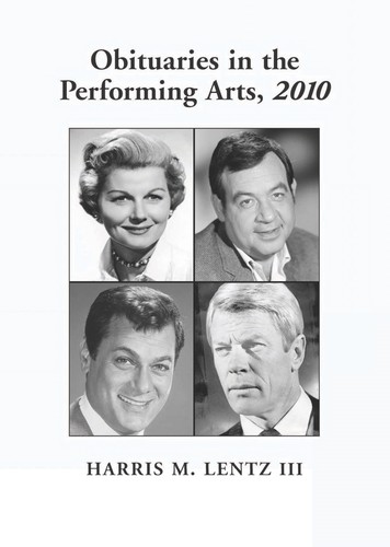 Cover image for Obituaries in the performing arts, 2010