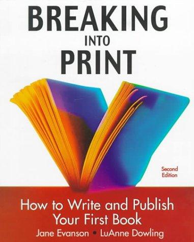 Cover image for Breaking into Print