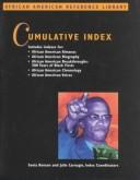 Cover image for African American Reference Library Cumulative Index Edition 1. (African American Reference Library)