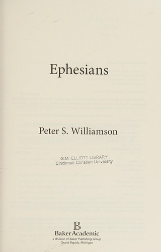 Cover image for Ephesians