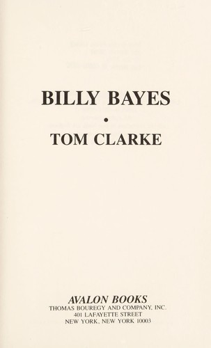 Cover image for Billy Bayes
