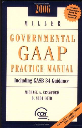 Cover image for Miller Governmental GAAP Practice Manual, 2006