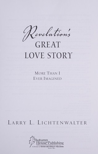 Cover image for Revelation's great love story