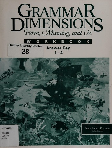 Cover image for Grammar Dimensions, Book 1B