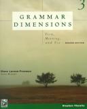 Cover image for Grammar Dimensions