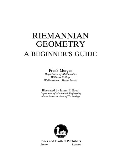 Cover image for Riemannian Geometry