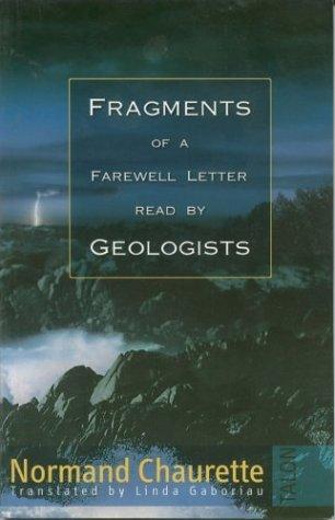 Cover image for Fragments Of A Farewell Letter Read By Geologists