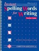 Cover image for Instant Spelling Words for Writing