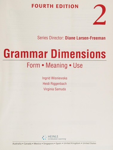 Cover image for Grammar Dimensions 4 with Infotrac
