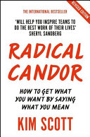 Cover image for Radical Candor