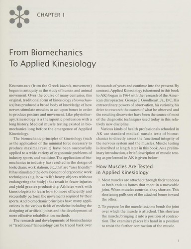 Cover image for Applied Kinesiology