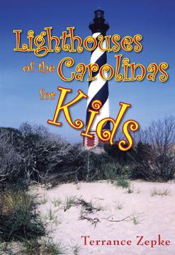 Cover image for Lighthouses of the Carolinas for kids