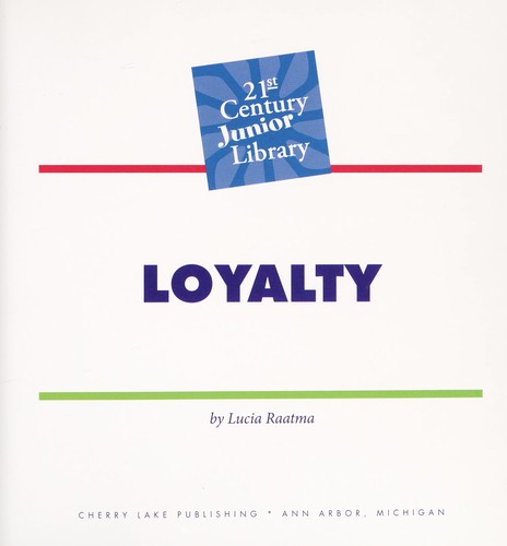 Cover image for Loyalty
