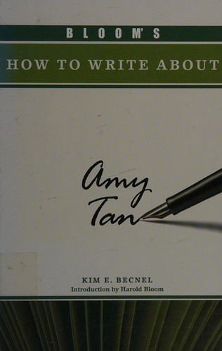 Cover image for Bloom's how to write about Amy Tan