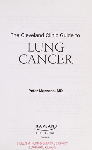 Cover image for The Cleveland Clinic guide to lung cancer